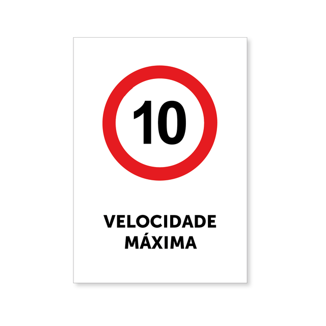 Velocidade Máxima 10km/h