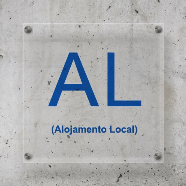 Placa Alojamento Local