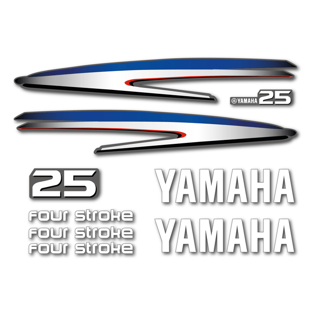 Kit autocolantes Yamaha Four Stroke 25