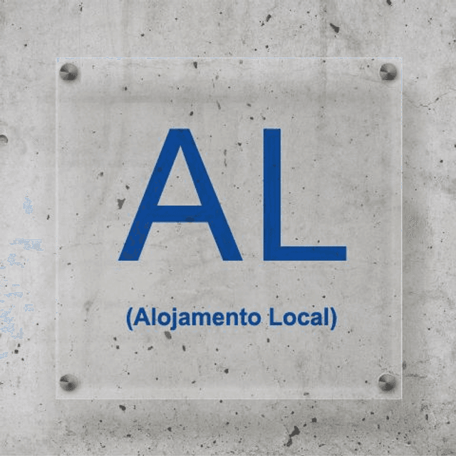 Placa Alojamento Local